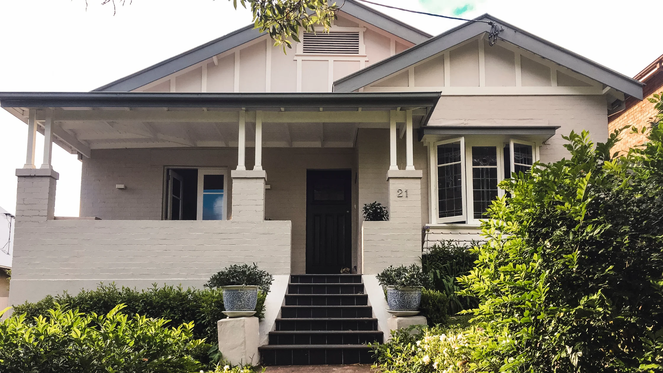 Front of a home in Australia